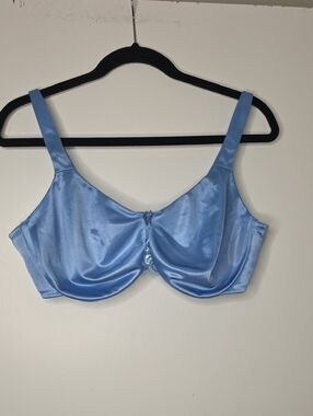 Soma Light Blue Satin Underwire Bra